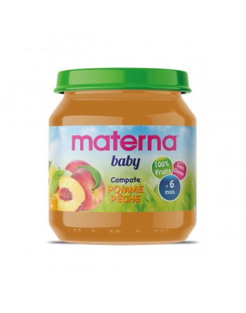COMPOTE MATERNA POMME PECHE...